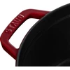 STAUB LA COCOTTE Puodas żeliwny apvalus 5.2 ltr bordeaux