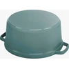 STAUB LA COCOTTE Puodas żeliwny apvalus 2.2 ltr, eukaliptusowy