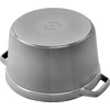 STAUB LA COCOTTE Puodas żeliwny apvalus aukštas 4.8 ltr, grafito