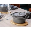 Apvalus ketus puodas Zwilling STAUB 6,7 L, 28 cm, pilkos spalvos