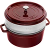 STAUB LA COCOTTE Ketaus puodas apvalus su su intarpu 5,2 ltr, grenadinas