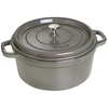 Apvalus ketus puodas Zwilling STAUB 6,7 L, 28 cm, pilkos spalvos