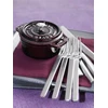 Staub apvalus ketaus mini puodas - 250 ml, grenadinas