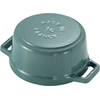 STAUB MINI COCOTTE Mini garnek żeliwny apvalus 250 ml, eukaliptusowy
