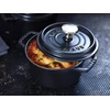 STAUB MINI COCOTTE Apvalus mini ketaus puodas 250 ml, juoda