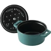 STAUB MINI COCOTTE Mini garnek żeliwny apvalus 250 ml, eukaliptusowy