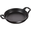 Staub apvalus kepimo ir gratino indas - 400 ml, juodas