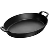 STAUB ovali lėkštė 37 x 28 cm, juoda