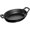 STAUB Ovalus indas 21 x 15 cm, juodas