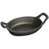 STAUB Ovalus mini kepimo ir gratino indas 250 ml, juodas