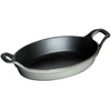 STAUB ovalus mini kepimo ir gratino indas, 250 ml, grafito spalvos