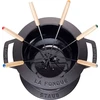 STAUB Rinkinys do fondue 18 cm, juoda
