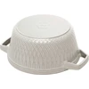 STAUB SPECIAL COCOTTE apvalus ketaus puodas 2,3 l, triufelių formos