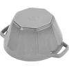STAUB SPECIAL COCOTTE deimantinis ketaus puodas 2,8 l, pilkas