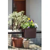 URBALIVE BERBERIS Balkonowa donica samonawadniająca 26 x 30 cm, ruda