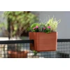 URBALIVE BERBERIS balkoninis savaime drėkinamasis vazonas 26 x 30 cm, cinamono spalvos