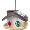 Kabinama lesykla laukiniams paukščiams Domek Plastia 16.5x21x15cm ruda