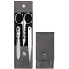 ZWILLING CLASSIC INOX Kelioninis rinkinys – antracito odinis dėklas, 3 vnt