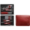 Zwilling komplektas do manicure - raudona sztywne pudełko, 10 dalys