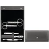 ZWILLING CLASSIC INOX Rinkinys manikiūrui – antracito odinis dėklas, 5 dalys