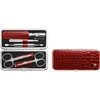 Zwilling komplektas do manicure - raudona etui, 5 dalys