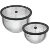 ZWILLING FRESH &amp; SAVE Rinkinys 2 stalowych misek su dangteliu - sidabrinė