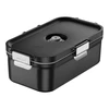 ZWILLING Fresh &amp; Save vakuuminės pietų dėžutės, juodos matinės spalvos, 2 vnt.