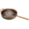 Keptuvė Zwilling ZWILLING Milano Sauté Pan with Glass Lid 28 cm, Brown