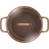 Zwilling ZWILLING Milano Stock Puodas with Glass Lid 24 cm, Brown