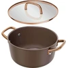 Zwilling ZWILLING Milano Stock Puodas with Glass Lid 24 cm, Brown