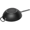 Keptuvė Zwilling ZWILLING Milano Wok with Glass Lid 30 cm, Juodas