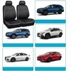 Automobilių sėdynių užvalkalai, 2 vnt., juodi
