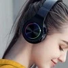 B39 belaidės ausinės su mikrofonu, Bluetooth, RGB apšvietimas