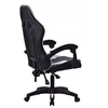 Balta ergonominė žaidimų kėdė DRAGO