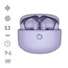 Belaidės ausinės Manta, violetinės