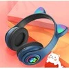 Belaidės Bluetooth on-ear ausinės vaikams su katės ausimis
