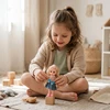 Biały Mini lėlė Baltas, 15 cm