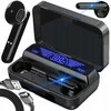 Bluetooth 5.1 belaidės „Earbuds“ ausinės su „Powerbank“ ir LED žibintuvėliu
