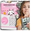 Didelė vaikiška taupyklė–seifas ATM elektroninė