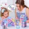 Didelis 3D magnetinių panelių konstruktorius vaikams, 40 dalių