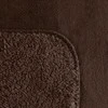 Dvipusė PREMIUM lovatiesė–pledas 70x160 cm, tamsiai ruda