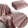 Dvipusė PREMIUM lovatiesė–pledas 70x160 cm, rožinė
