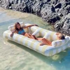 Dvivietis pripučiamas vandens hamakas XXL baseinui ir poilsiui