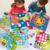 Edukacinė mygtukų mozaika MTOYS, 57 dalių