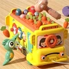 Dėlionė Edukacinis žaislinis autobusas MalPlay