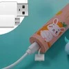 Elektrinis dantų šepetėlis vaikams – rožinis, su kiškučiu, švelnus valymas