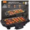 Elektrinis grilis 2000 W – stalo ir pastatomas BBQ su grotelėmis