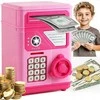 Elektroninė taupyklė–seifas su PIN kodu banknotams ir monetoms