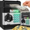 Elektroninė vaikiška taupyklė–seifas ATM su PIN kodu