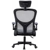 Ergonominė biuro kėdė BATI pilka-juoda